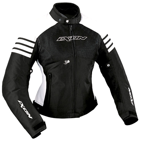 Motorradjacke Ixon Electra Schwarz Wei