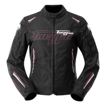 Motorradjacke Furygan Agata Schwarz Wei� Pink