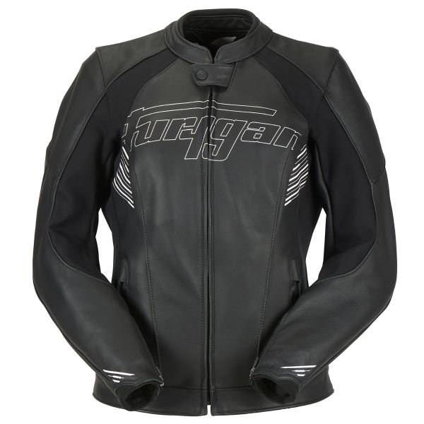 Motorradjacke Furygan Alba Black White