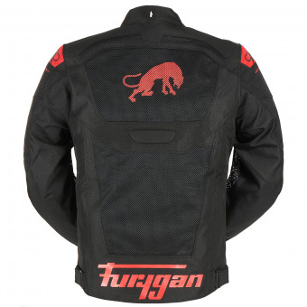 Furygan Atom Vented Evo Black Red