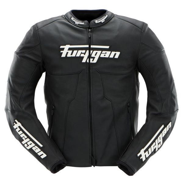 Motorradjacke Furygan Attila Black White