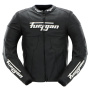 Motorradjacke Furygan Attila Black White