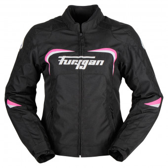 Motorradjacke Furygan Cyane Black White Pink