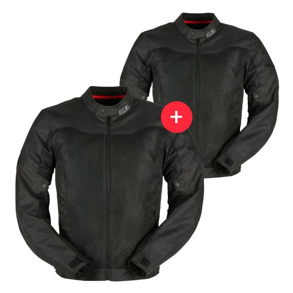 Motorradjacke Furygan Duo Mistral Evo 3 Black Man and Woman Motorradjacke Furygan Duo Mistral Evo 3 Black Man and Woman
