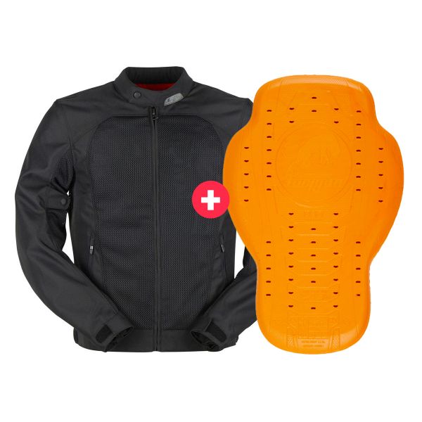 Motorradjacke Furygan Genesis Mistral Lady Evo 2 Black + Back Protector D3O Viper Level 2