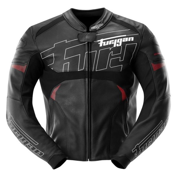 Motorradjacke Furygan Helix Black White Red