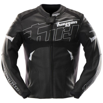 Motorradjacke Furygan Helix Black White