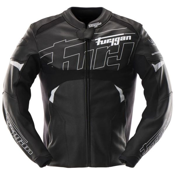 Motorradjacke Furygan Helix Black White
