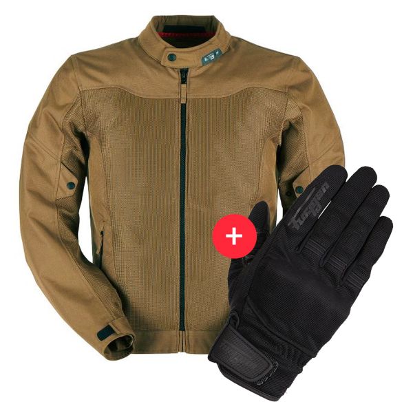 Motorradjacke Furygan Mistral Evo 3 Bronze + Jet D3O Black Motorradjacke Furygan Mistral Evo 3 Bronze + Jet D3O Black