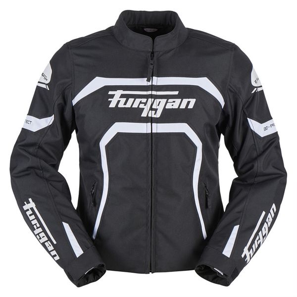 Motorradjacke Furygan Mystic Evo Black White Motorradjacke Furygan Mystic Evo Black White