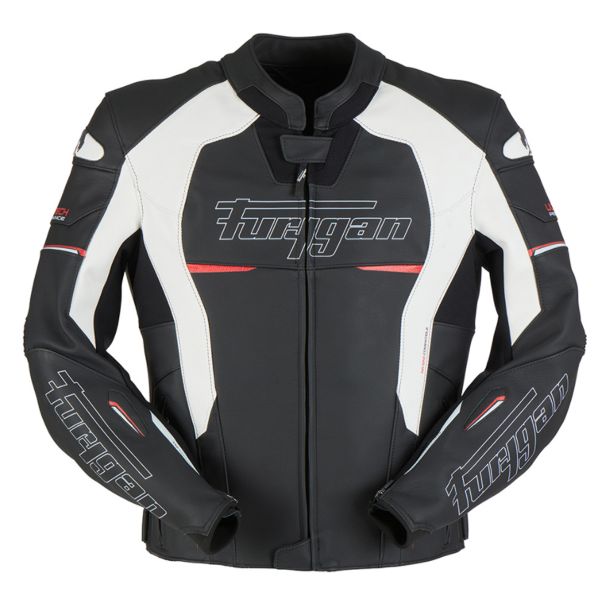 Motorradjacke Furygan Nitros Black White Red