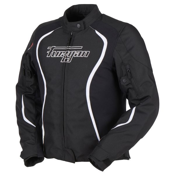 Motorradjacke Furygan Odessa Black White Motorradjacke Furygan Odessa Black White