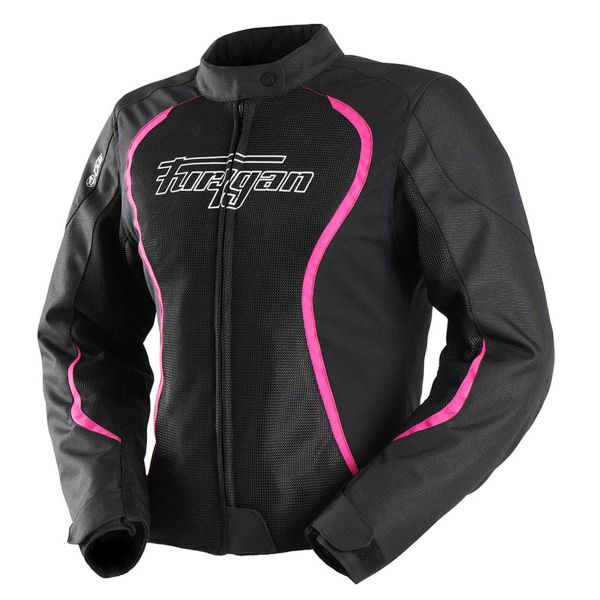 Furygan Odessa Vented 3 in 1 Black White Pink