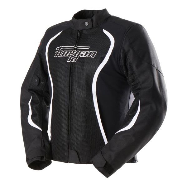 Motorradjacke Furygan Odessa Vented 3 in 1 Black White Motorradjacke Furygan Odessa Vented 3 in 1 Black White