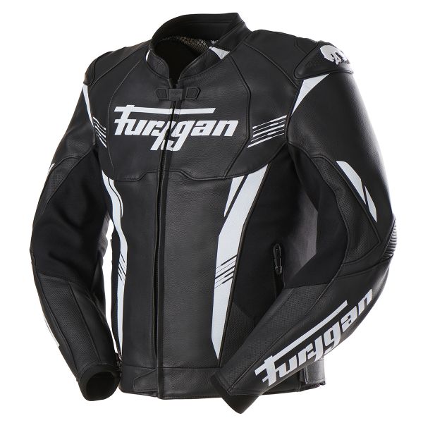 Motorradjacke Furygan Pro One Black White