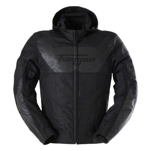 Motorradjacke Furygan Shard HV Black Grey Reflect