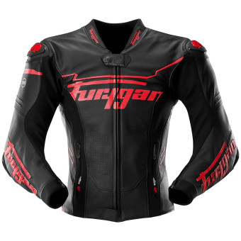 Motorradjacke Furygan Sirius Black Red