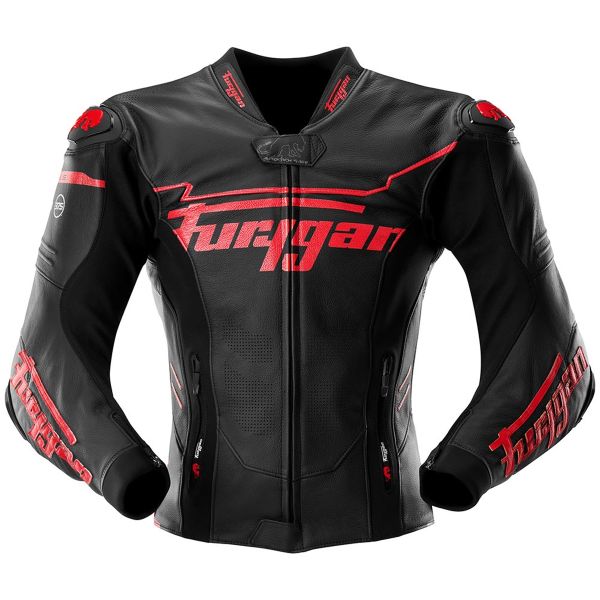 Motorradjacke Furygan Sirius Black Red