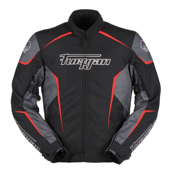 Motorradjacke Furygan Yori Black Grey Red