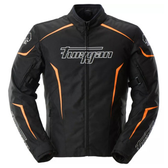 Motorradjacke Furygan Yori Black White Orange Stab