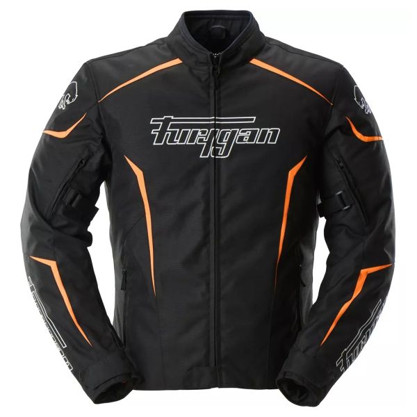 Motorradjacke Furygan Yori Black White Orange Stab
