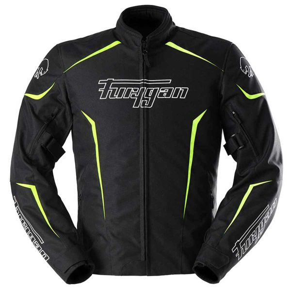 Motorradjacke Furygan Yori Black White Yellow Motorradjacke Furygan Yori Black White Yellow