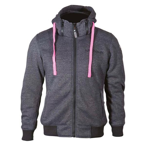 Motorradjacke HARISSON Patriot Lady Grey Pink