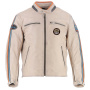 Motorradjacke Helstons Ace 10 Years Leather Rag Beige