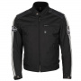 Motorradjacke Helstons Ace Textile Leather Black
