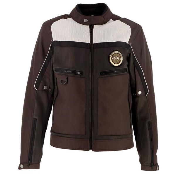 Motorradjacke Helstons Baja Air Brown Beige