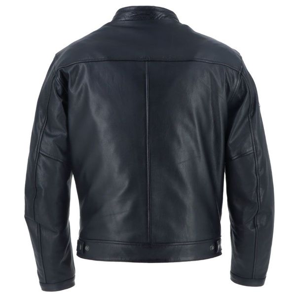 Helstons Boxer Leather Rag Black White