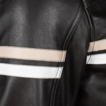 Helstons Chevy Leather Brown Beige White