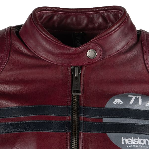 Helstons Chica Leather Burgundy