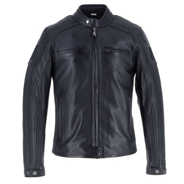 Motorradjacke Helstons Clubman Leather Black