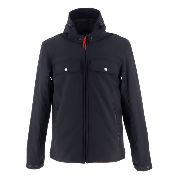 Motorradjacke Helstons Cross Air Mesh Schwarz Schwarz
