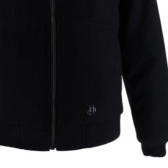 Helstons Dakota Baumwolle Canvas Schwarz