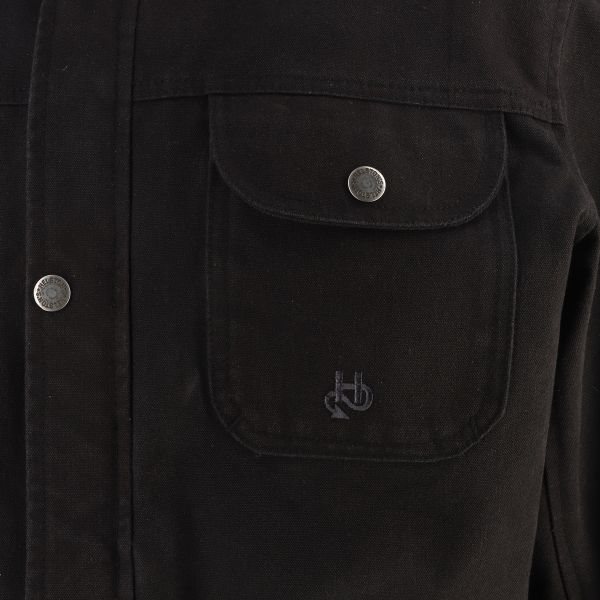 Helstons Detroit Canvas Schwarz