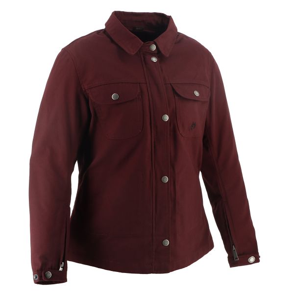Helstons Detroit Girl Canvas Bordeaux