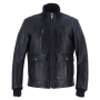 Motorradjacke Helstons Downtown Leather Rag Black