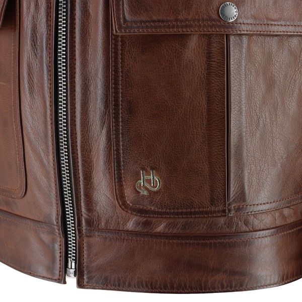 Helstons Downtown Leather Rag Tan Gewachst