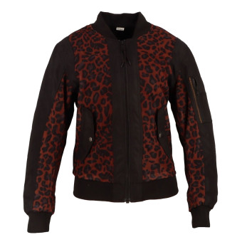 Motorradjacke Helstons Elisa Air Mesh Black Leopard