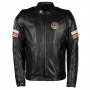 Motorradjacke Helstons Elron Leather Rag Brown