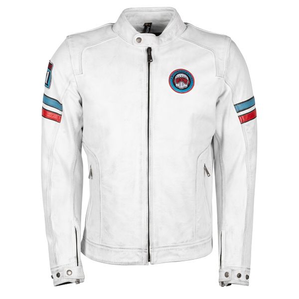 Helstons Elron Leather Rag White