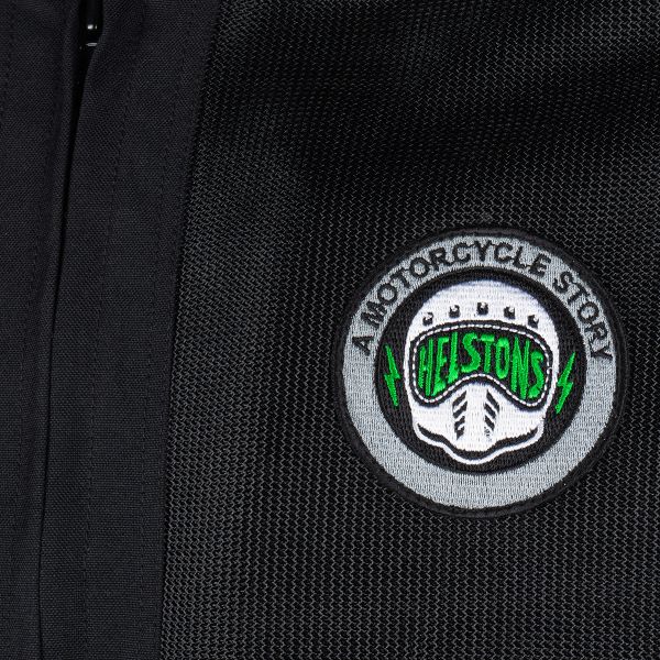 Helstons Elron Mesh Black Grey Green