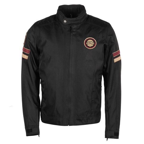 Motorradjacke Helstons Elron Textile Black Motorradjacke Helstons Elron Textile Black