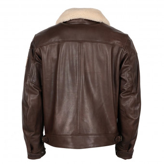 Helstons Esquadron Leather Rag Brown