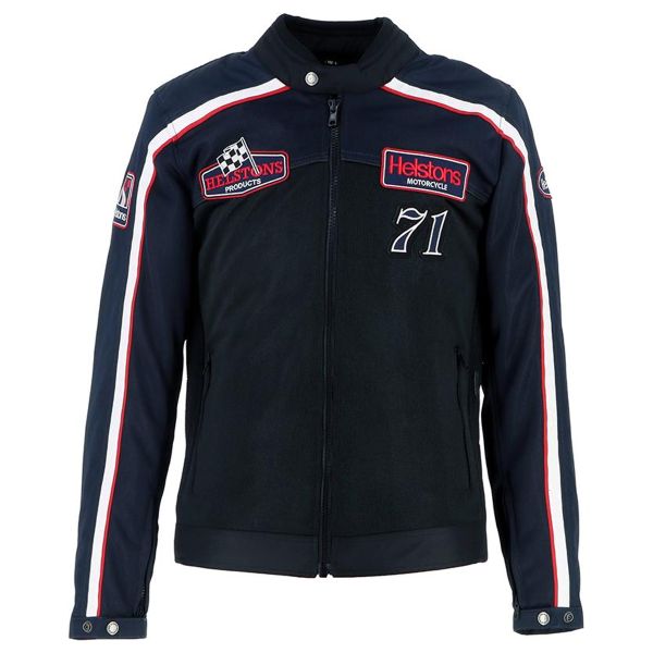 Motorradjacke Helstons Formula Sport Air Blue Black