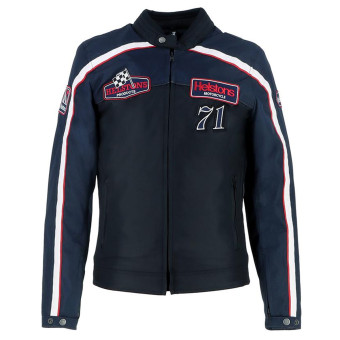 Motorradjacke Helstons Formula Sport Blue Black