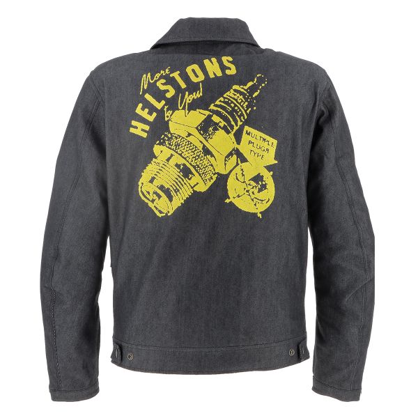 Helstons Garage Coton Cordura Blue Yellow