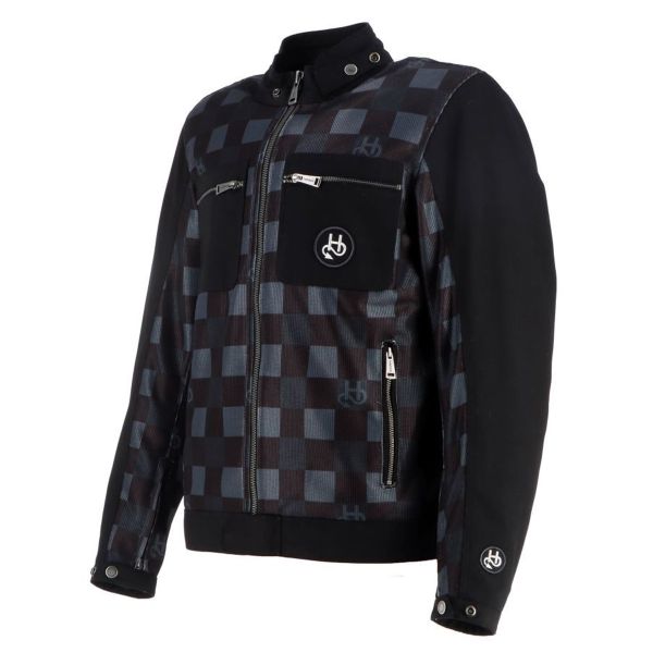 Motorradjacke Helstons Genesis Air Lady Black Grey